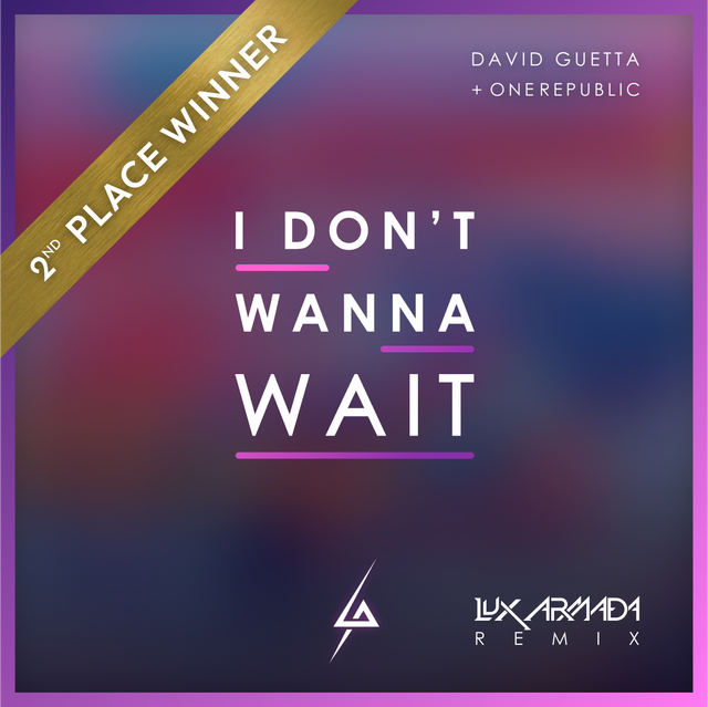 David Guetta, OneRepublic - I Don't Wanna Wait (LUX ARMADA Remix)